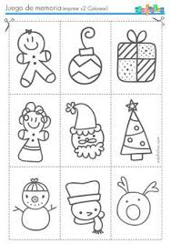 ᐈ dibujos de renos【+guia】aprende a colorear un reno fácil. Ficha Infantil Con Juego De Memoria De Navidad Para Imprimir Descarga Este Jueg Manualidades
