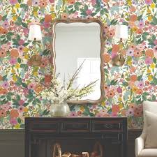 Premium selection of designer fabrics & wallpapers. Garden Party Wallpaper By Rifle Paper Co Lelands Wallpaper