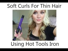 Don't brush your fingers through it, don't start pulling it apart, don't start beyonce head flipping. Soft Curls For Thin Hair Ladylucktutorials Youtube