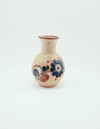 The small town of tonala, on the edge of guadalajara, has been an important pottery center going back 3,000 years. Vintage Hand Painted Sandstone Tonala Mexico Pottery Floral Signed Vase Josephina S Creations