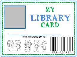 You can print out your own blue library card. Family Library Diy Pretend Library Card Mother S Niche Dramatic Play Preschool Library Card Diy Library Cards
