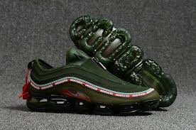 Latest Nike Air Max 97 Vapormax 2018 Kpu Jungle Green Red White Nike Shoes Air Max Nike Air Max Cheap Nike Air Max