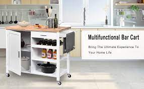 We have now placed twitpic in an archived state. Amazon Com Qcen Kitchen Island Cart White Kitchen Rolling Microwave Cart With Storage Wood Cabinet Handle Rack Drawer Home Style 41 3l X 18 9w X 35h Kitchen Islands Carts