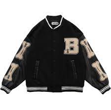 Y2k Varsity College Bomber Jacket Green Black And Purple In 2021 Green Bomber Jacket Bomber Jacket Embroidery Jackets