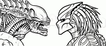 Toy story coloring pages coloring pages for girls free coloring pages coloring books printable coloring trippy alien scary alien. Alien Vs Predator Coloring Pages 8 In 2021 Predator Alien Art Alien Vs Predator Predator Artwork