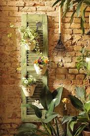 Upcycled New Ways With Old Window Shutters Plants Garden Inspiration Backyard Garden