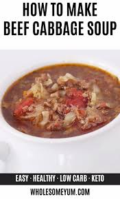 How To Make Cabbage Soup With Ground Beef Crock Pot Or Instant Pot Recipe Video Soup With Ground Beef Cabbage Soup Diet Recipe Healthy Recipes