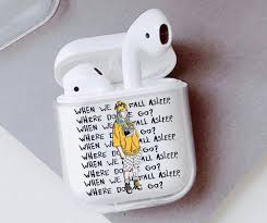 When The Party S Over Airpods Accessories Shockproof Case Etsy In 2020 Airpod Case Apple Phone Case Billie Eilish Birthday