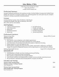 Medical Assistant Resume Objective Examples New Medical Resume Examples Medical Sample Resumes In 2020 Medical Resume Medical Resume Template Medical Assistant Resume
