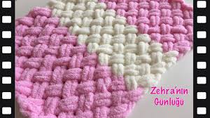 Dugumlu Kadife Ipten Bebek Battaniyesi Yapimi Knitted Blankets Blanket Wool Blanket