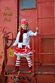 Polar Express Red And White Pettiskirt Love This Picture Christmas Photos Kids Christmas Photoshoot Christmas Photography