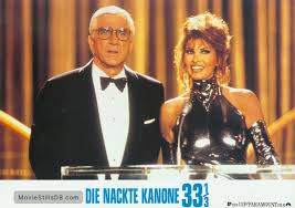 Naked Gun 33 1/3: The Final Insult - Lobby card with Leslie Nielsen &  Raquel Welch