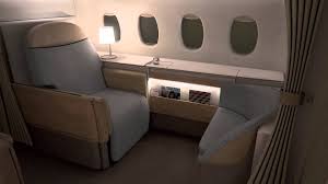 The New 2014 Air France First Class Playlist Airplane Interior Aircraft Interiors Air France