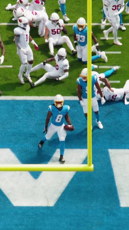 ladies and gentlemen, omarion hampton #touchdown #runningback #football  #nfl #chargers