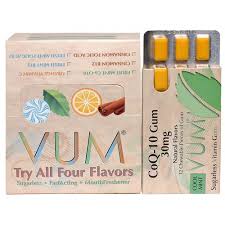 Coq10 Gum 30mg With Cool Mint Flavor Sugarless Vitamin Gum Vumgumstore