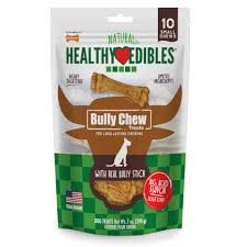 Bully sticks for puppies are harder than many other dog treats and weaker sticks can present a choking hazard. Healthy Edibles Bully Chews Natural Dog Treats Made With Real Bully Stick Nylabone
