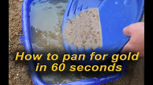 Keep them in mind while you are prospecting for gold. Gold In 60 Seconds Gold Panning Digger Youtube