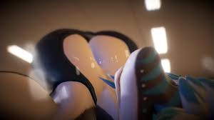 Shark girl shows off her massive boobs in the gym, sucks cock later -  XAnimu.com