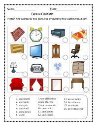 It's important, then, to learn some of the most common words for furniture, house, and home in french. Dans La Chambre French Bedroom Distance Learning Worksheets Made By Teachers