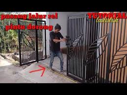 Cara Pasang Dan Setting Jalur Rel Pada Pintu Dorong Atau Geser Motif Daun Full Sampai Selesai Youtube Di 2020 Pintu Daun Kreatif