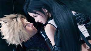 FINAL FANTASY 7 REMAKE All Tifa and Cloud Flirting Scenes - YouTube