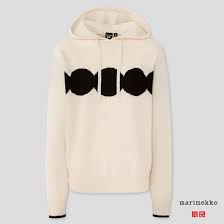 Women Marimekko Wool Cashmere Hoodie Cashmere Hoodie Uniqlo Sweaters Women Fashion