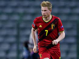 Kevin de bruyne inspired belgium to a comeback win against denmark that secured their place in the last 16 of euro 2020 as fans and players paid tribute to danish midfielder christian eriksen, who is recovering after suffering cardiac arrest. Kevin De Bruyne On Quest For Five Trophies In 2021 With Man City And Belgium Mirror Online