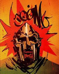 Stones Throw Artist Mf Doom Cartoon Illustration Mf Doom Hip Hop Art Album Cover Art