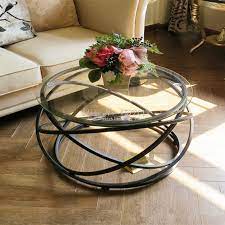2 layers 5mm thick tempered glass countertop round wrought iron coffee table bmacfashion. Nordic Coffee Table Creative Wrought Iron Tempered Glass Modern Living Room Fashion Sofa Side Round Coffee Table Fashion Coffee Tables Aliexpress