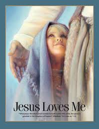 Poster Jesus Loves Me Ensign Mar 2008 Ensign Jesus Loves Psalm 46 Psalms