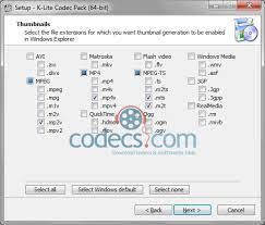 Audio and video player software for windows. Codecs Com Screenshots For K Lite Codec Pack 64 Bit 9 9 9