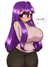 Rule34 - If it exists, there is porn of it  purple heart, yuri (doki doki  literature club)  7043050