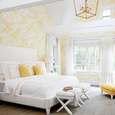 We did not find results for: White And Yellow Bedroom With Vaulted Ceiling And White X Stools Transitional Bedroom