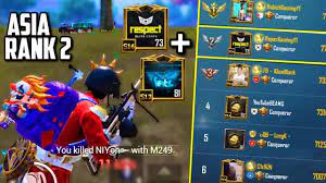 Rank 2 Asia Conqueror Player Feitz Duo Vs Squad Pubg Mobile Youtube