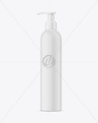 Download 400ml Plastic Cosmetic Bottle W Batcher Mockup Yellow Author PSD Mockup Templates