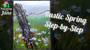 See more ideas about canvas painting, painting, canvas art. Rustic Spring Step By Step Acrylic Painting On Canvas For Beginners Youtube