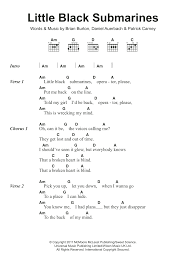 Little Black Submarines By The Black Keys Guitar Chords Lyrics Guitar Instructor