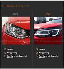 Vland Car Headlight Assembly For New Vw Polo 2009 2016 With Running Sequential Head Lamp Led Head Lights View For Polo Headlight Vland Product Details From Zh Volkswagen Polo Car Headlights Polo Car