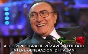 Un altro pezzo di storia della buona televisione italiana che se ne va,  emblema di un'Italia che non c'è più, fatta di famiglie, perlopiù del ceto  medio, che si ritrovavano unite il