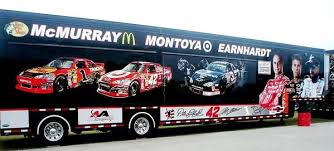 Get behind the wheel of an iracing simulator on your. Nascar Merchandise Van Poster By Jamie Baldwin