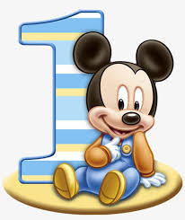 Download 1st Birthday Png Free Download Baby Mickey Mouse 1st Birthday Free Transparent Png Download Pngkey