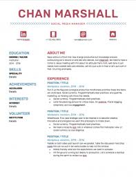 Include bullet points when you are using a chronological or combination resume. 11 Important Skills For Social Media Managers Free Resume Template