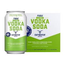 Cutwateer Spirits Fugu Lime Vodka Soda 4pk 12 Fl Oz Cans In 2020 Vodka Soda Delicious Cocktails Vodka
