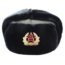 Russian grey military winter ushanka hat with soviet badge!!! Authentic Soviet Ushanka Russian Fur Hat Badge Ussr Army Soldier Winter Caps Shopee Philippines