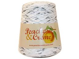 Peaches And Cream Cotton Salt Pepper White With Black