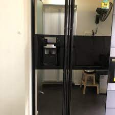 Check spelling or type a new query. Samsung Fridge With Double Doors And Mirror Surface Tv Home Appliances Kitchen Appliances Refrigerators Freezers On Carousell