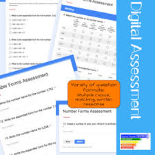 Number Forms Assessment Using Google Forms Number Forms Google Forms Assessment