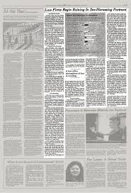 Law Firms Begin Reining In Sex-Harassing Partners