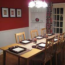 visne curugu rengi duvar boyasi ornekleri ve rengin tonlari evde mimar dining room paint dining room wall decor dining room paint colors