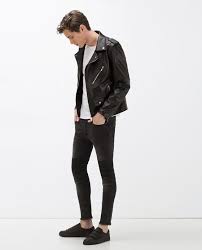 Pin By Lenisha Modeste On Menswear Zara Man Leather Jacket Leather Jeans Men Best Leather Jackets